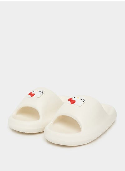 Buy Kitty Applique Chunky Slides in Saudi Arabia