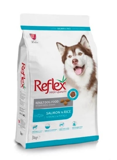 Buy Adult Dog Food with Salmon and Rice 3 kg in UAE