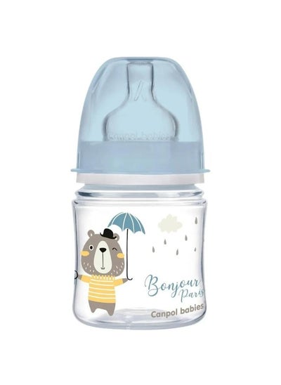 Buy Canpol Babies Bonjour Paris Anti-Colic Bottle 120ml 0-3 Months - Blue in Egypt