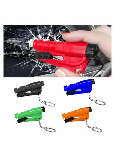 اشتري 3-In-1 Car Window Breaker Emergency Hammer Escape Tool (4 Pcs) في السعودية