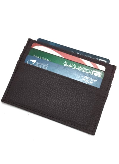 اشتري small leather light easy portable cards holder wallet في مصر