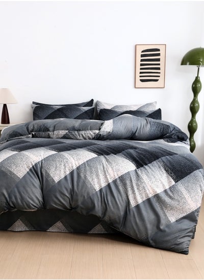 اشتري 6 Piece Duvet Cover Set Modern Geometric Print Bedding Set. في الامارات