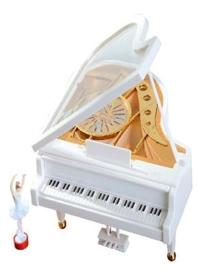 Buy Home Clearance Sale  Mechanical Classical Ballerina Girl Dancing On The Piano Music Box in UAE