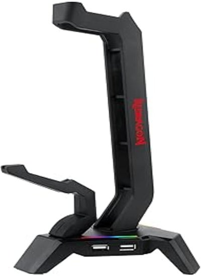 Buy Redragon SCEPTER ELITE HA311 RGB Headphones Stand with 4 USB 2.0 HUB Ports & Mouse Bungee in Egypt