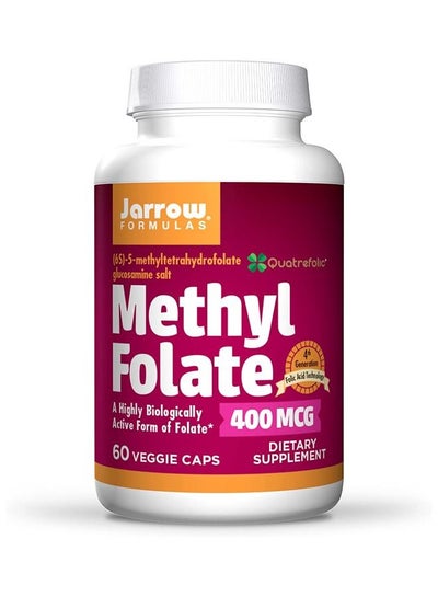 Buy Methyl Folate Capsule 400 mcg Highly Biologically Active Form of Folate 60'S in UAE