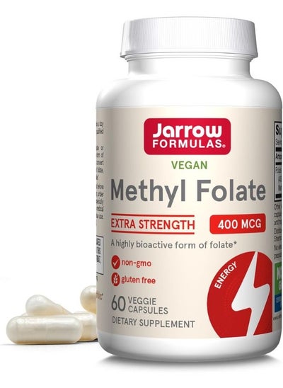 Buy Methyl Folate Capsule 400 mcg Highly Biologically Active Form of Folate 60'S in UAE