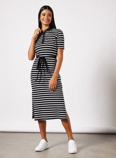 tommy hilfiger breton regular midi dress