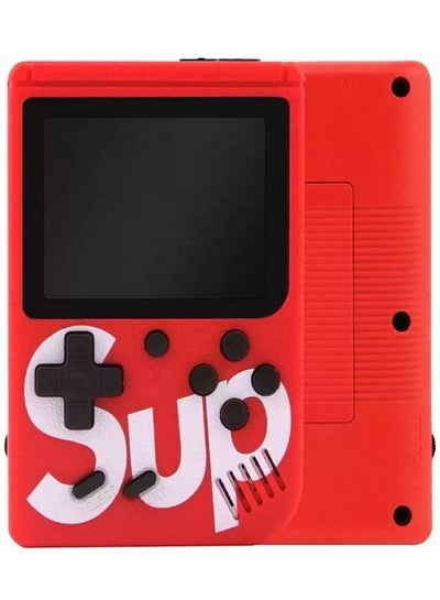 اشتري 400 In 1 Game Box Console Classic Games Hand Held Gamepad Color Screen Mario Super Mario DR Mario Contra Games - RED في الامارات