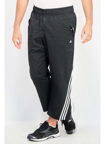 اشتري Men Sportswear Fit Brand Logo Training Track Pants, Black في الامارات