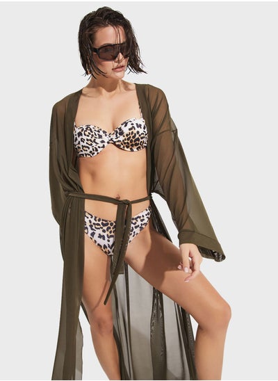 Buy Printed Bikini Top & Bottom Set in UAE