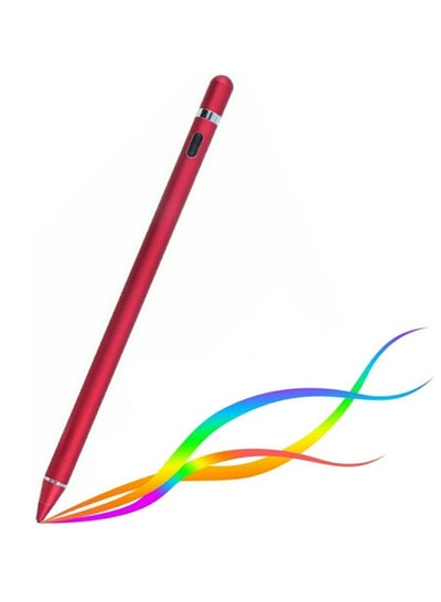 Buy Stylus Pen Touch Screen Pencil  Active Stylus Pens Compatible for Apple iPhone iPad HP DELL Tablet Phone Laptop Chromebook (Red) in UAE