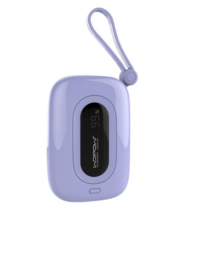 Buy SQ27 portable charger with a capacity of 10,000 mAh - purple in Saudi Arabia