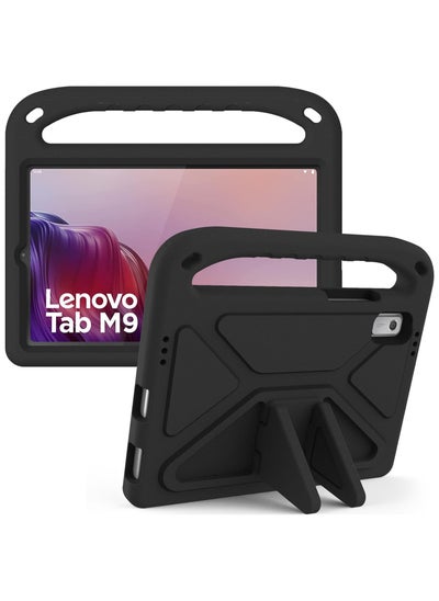 Buy Kids Case Compatible with Lenovo Tab M9 9.0 inch 2023 (TB-310FU/TB-310XU), Light Weight Shock Proof Handle Stand Kids Friendly Protective Cover Case EV A Tablet Case (Black) in Saudi Arabia