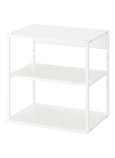 Buy Open Shelving Unit White 60X40X60 Cm in Saudi Arabia