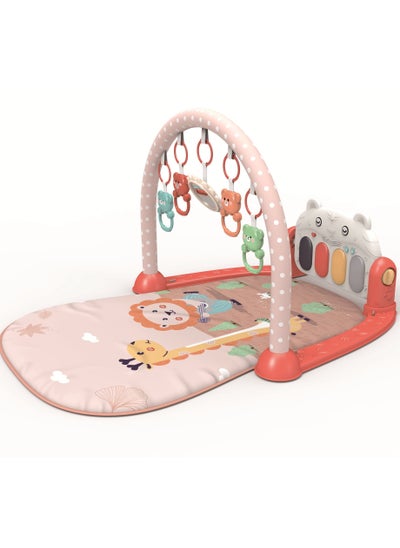 اشتري Baby Gyms Play Mats Non-Toxic Musical Piano Play Indoor Mat Center With Melodies Rattle For Kids Multicolour Musical Activity Center Kick  Play Piano Gym Tummy Time Padded Mat for Newborn Toddler Infa في الامارات