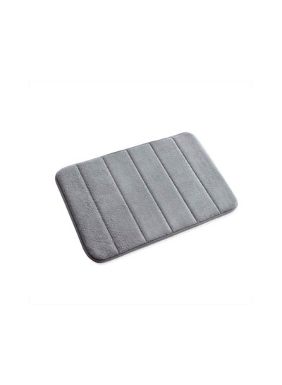 Buy 2 Pack Bath Mat Rugs Anti-slip Memory Foam Non-slip Bathroom Mat Soft Bathmat Water Absorbing Carpet. in UAE