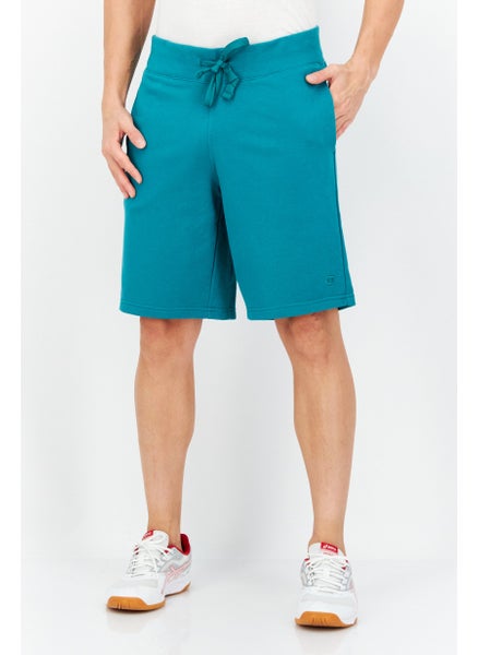 Buy Men Sportswear Fit Training Short, Teal Green in Saudi Arabia