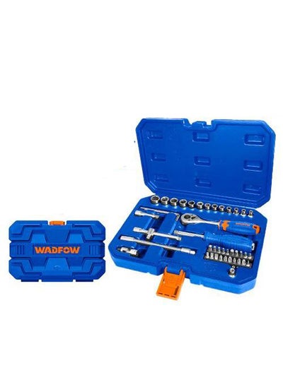 Buy Wadfow 45 Pcs 1/4 Inch  Socket Set Wst4D45 in Egypt