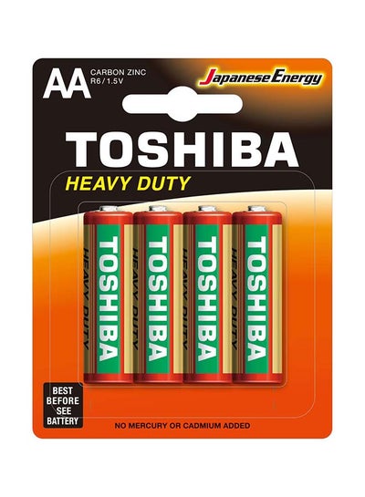 Buy Heavy Duty R 06 AA Battery  4 Pieces in UAE