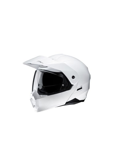 Buy HJC HELMETS C80 SOLID PEARL WHITE Large in UAE