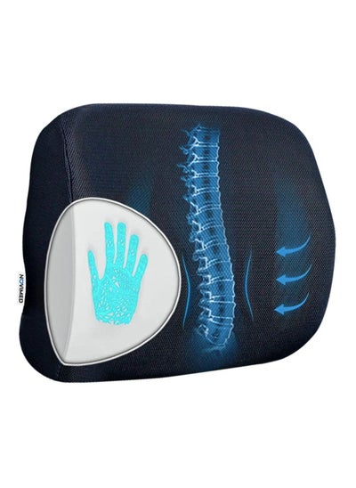 اشتري NOVIMED - Orthopedic Lumbar Support Pillow - For Lower Back Support - Black في الامارات