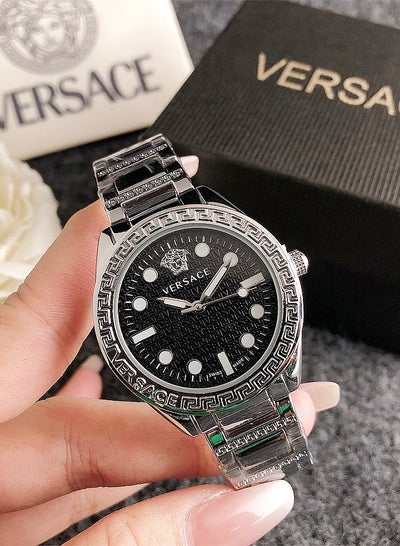 Versace Black Silver Dial Women\'s Fashion Watch Versus by Versace SCI080016 Black Dial Textured Dial Black  main image 4