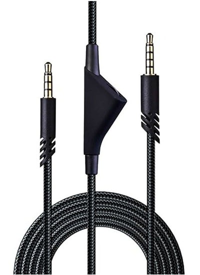 اشتري Replacement Cable For Astro A10/A40 Gaming Headset 2m black   Headsets Cord Lead Compatible with Xbox One Play Station 4 PS4 Headphone Audio Extension Cable في السعودية