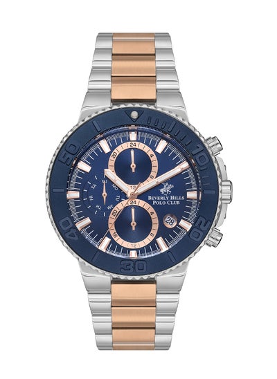 اشتري BEVERLY HILLS POLO CLUB Men's Multi Function Dark Blue Dial Watch - BP3540X.590 في الامارات