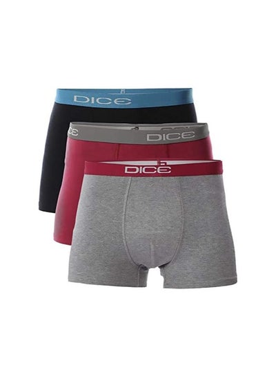 Buy Boxer Plain Colored Bundle of 3 Boxers in Egypt