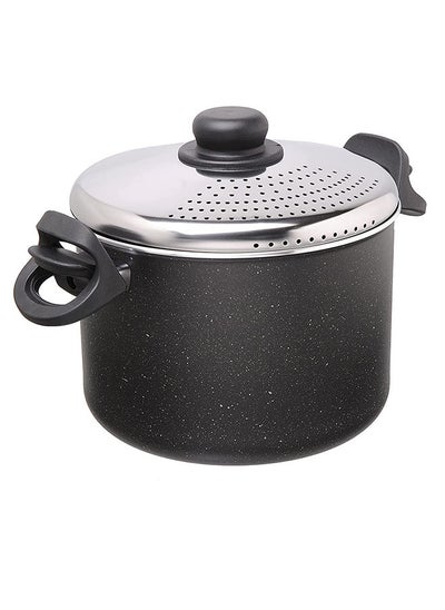 Buy Giftbox: Pasta Pot With Locking Strainer S.Steel Lid 22Cm in Egypt