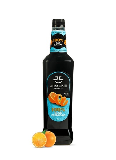 Buy Blue Curacao Syrup Made From 100% Real Fruit Extract 1 Litre in UAE