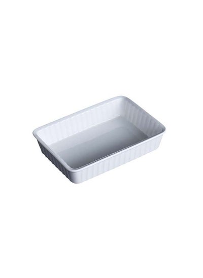 اشتري Ivory Porcelain Baking Rectangular Dish في الامارات