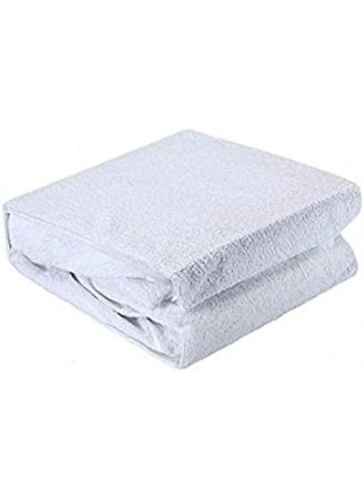 Buy White mattress protector 120cm in Egypt