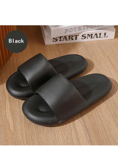 Buy Summer Men And Women EVA Soft Bottom Slippers Home Flip Flops in UAE