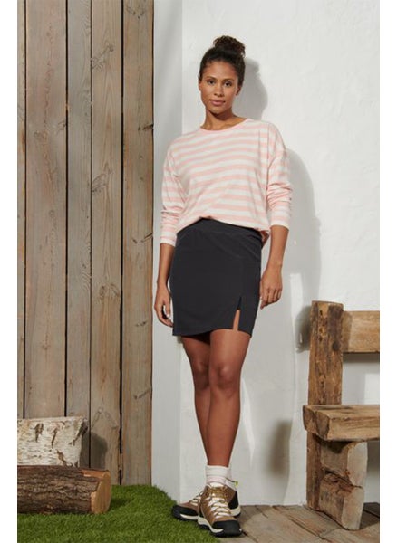 اشتري Women Plain Mini Skort, Dark Grey في الامارات