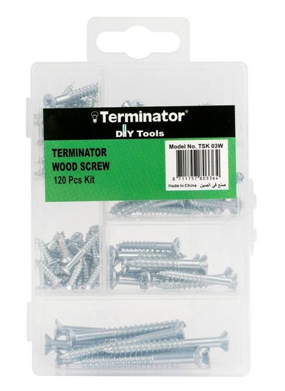 Buy Wood Screw 120pcs Kit in UAE