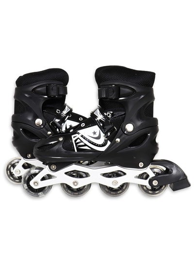 Buy Sporty roller skate shoes size s - black in Egypt