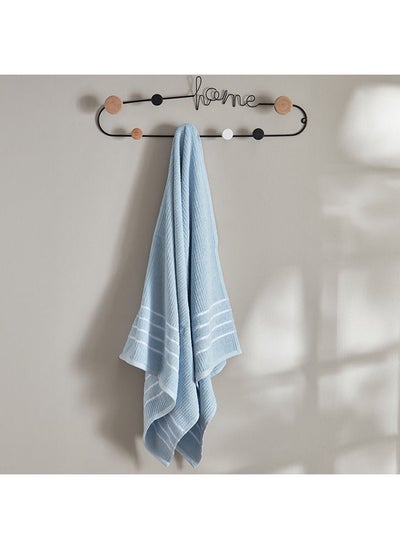 اشتري Mateo Ribbed Cotton Bath Towel 136 x 68 cm في الامارات