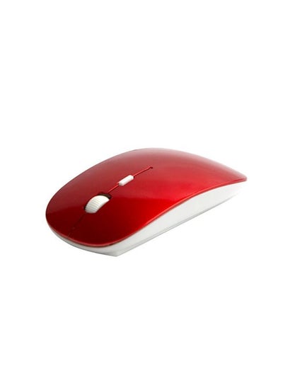 Buy Wireless Mouse Red/White in UAE