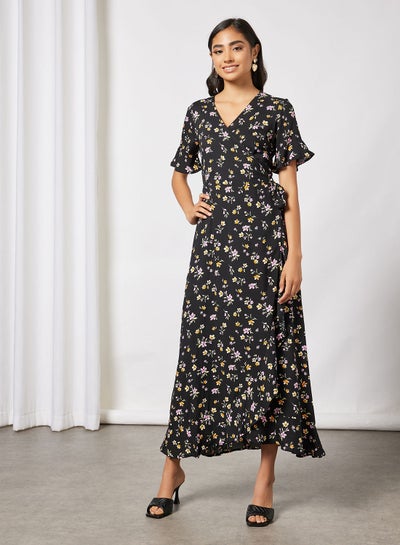 Buy Floral Wrap Maxi Dress in Egypt