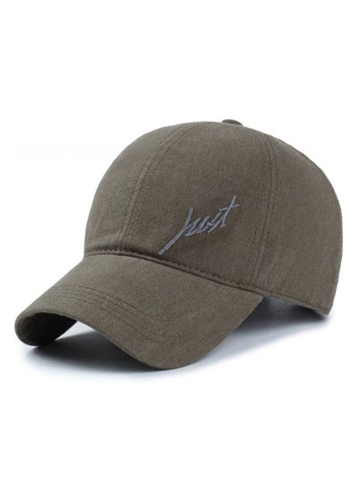 Buy Simple Cap for Sports Golf Casual Outdoor for Men and Women Army Green in UAE