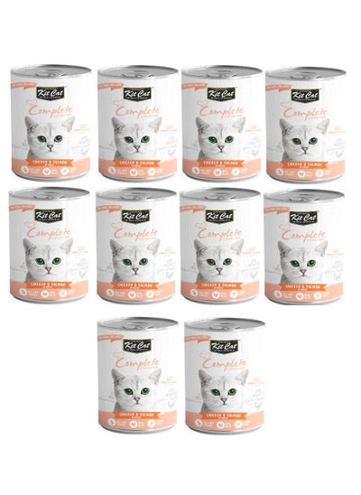 Buy Complete Cuisine Chicken And Salmon In Broth Cat Wet Food 10X150g in UAE