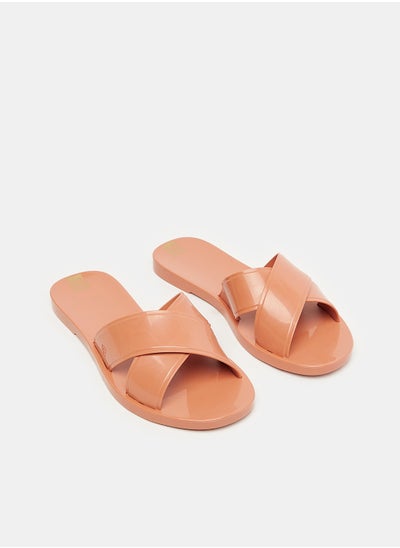 Buy ZAXY UNICA SLIDE AD SLIPPER/DARK NUDE in Egypt