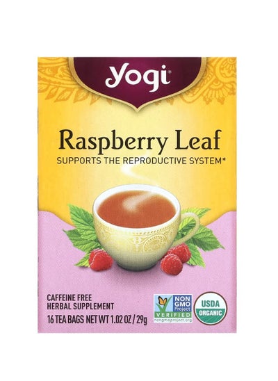 Buy Raspberry Leaf Caffeine Free 16 Tea Bag-29 g in Saudi Arabia