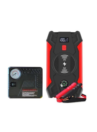 Buy Car High Power Bank With Jump Starter Flashlight Emergency Tools  Compass in UAE