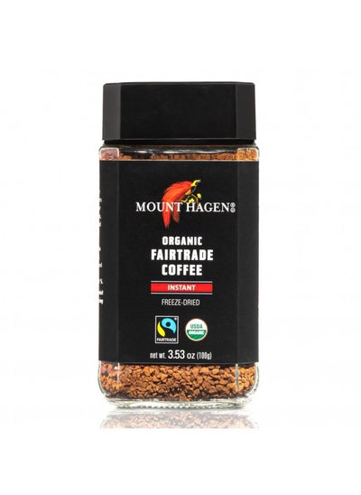 Buy Mount Hagen 3.53Oz Organic Freeze Dried Instant Coffee | Eco-Friendly Coffee Made From Organic Medium Roast Arabica Beans | Organic, Fair-Trade Coffee Instant [3.53Oz Jar] in UAE