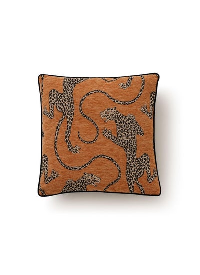 اشتري Panthera Filled Cushion 45X45Cm - Orange في الامارات