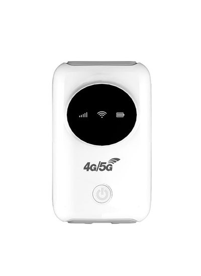 Buy Mobile Router, 4G LTE 5G Hotspot 300Mbps Modem, Up to 10 Devices, SIM Slot, 3200 MAh Battery, Travel Portable Devices, Business Trip, Outdoor（R603-5M） in Saudi Arabia