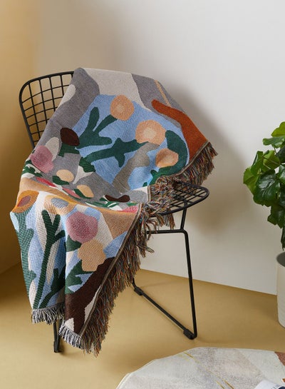 Buy Abstract Garden Printed Blanket in UAE