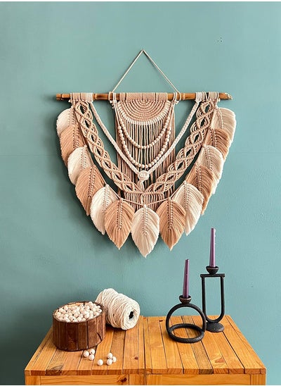 Buy Macrame Wall Hanging & Wall Decor.New Bohemian Style 74x66 cm in Egypt